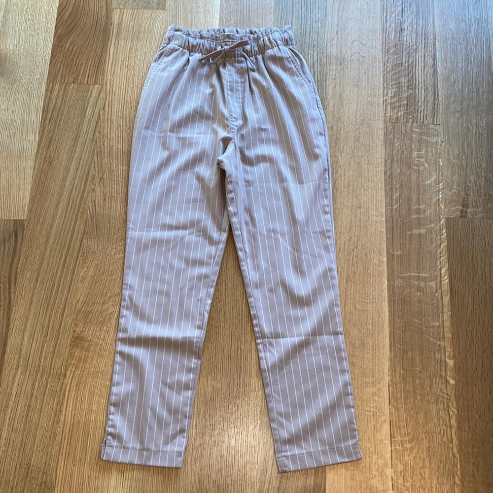 Abercrombie Brown Pinstripe Pants